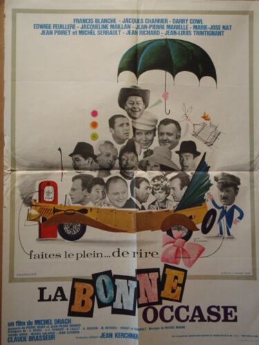 La Bonne Occase - 1964 - Affiche Originale Pliée 60 X 80 - Michel Drach - Voiture - Ferracci