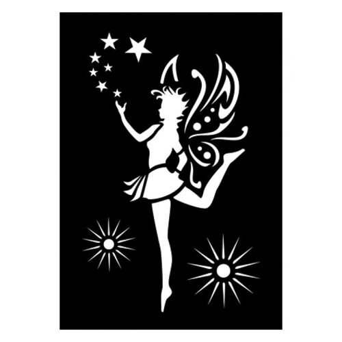 Pochoir Adhésif Fée 7x10 Cm