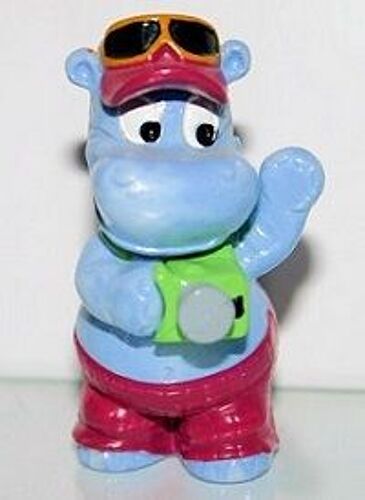 Figurine Hippo Click - Série Les Hippos En Vacances (Kinder 1995)