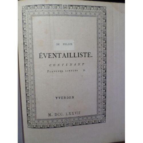Evantailliste Contenant 3 Planches