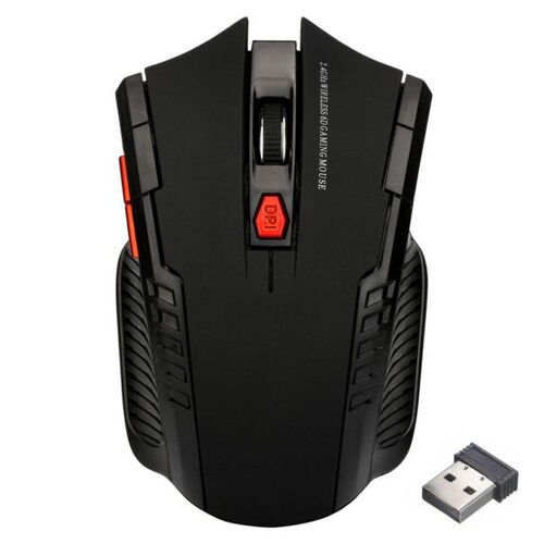 Souris optique sans fil 1600DPI 2.4GHz, pour PC de jeu, ordinateur portable, avec récepteur USB, livraison directe