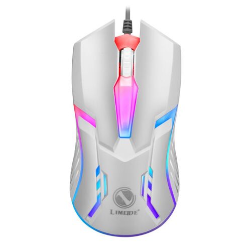 souris filaire S1 e-sports lumineuse, USB, pour ordinateur de bureau et de jeu