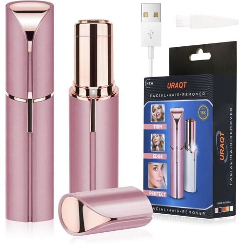 Épilateur Visage - Femme - Stylo Épilateur Sourcil - Rechargeable - Sans Fil - Led.