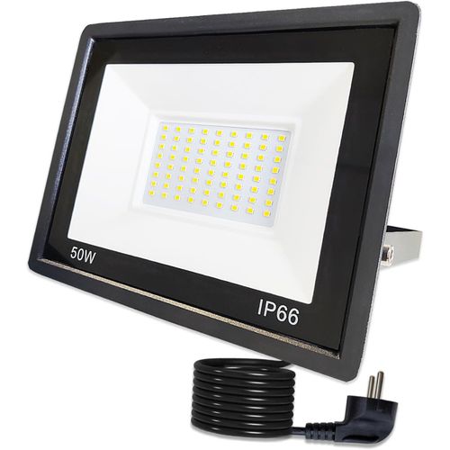 Tianyi-Projecteur Exterieur Led 50w, Projecteur Led Blanc Chaud, Ip66 Etanche Projecteur Led Extérieur, Luminaire Exterieur Pour Jardin, Patio, Garage, Terrasse