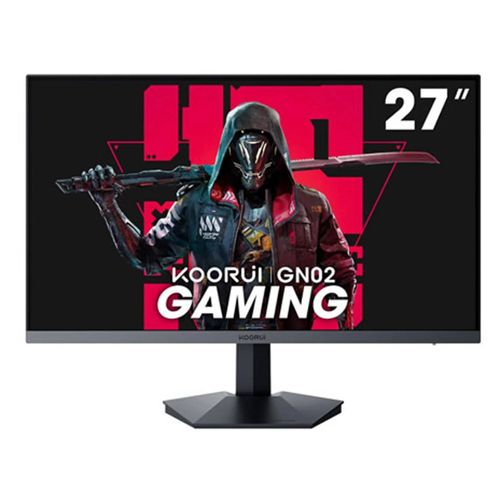 KOORUI GN02 Écran PC Jeu - 27 pouces Résolution Full HD 1920*1080 Fréquence Rafraîchissement 240Hz Réponse 1MS Dalle VA Angle 178° - Noir
