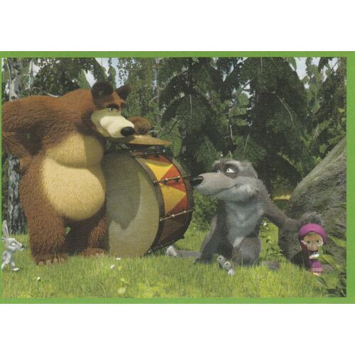 N°57 - Stickers Image Panini Masha Et Michka - Masha And The Bear