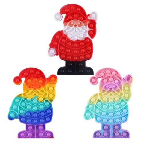 Jouet Anti-Stress En Silicone Pour Le Père Noël, Pour Autisme, Besoins Spéciaux, À Presser, Amusant, Cadeau, Nouveauté