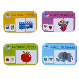 Jeu De Correspondance Montessori Pour Bébés, Puzzle Cognitif, Cartes Flash, Éducation, Anglais, Chinois, Pour Enfants En Bas Âge