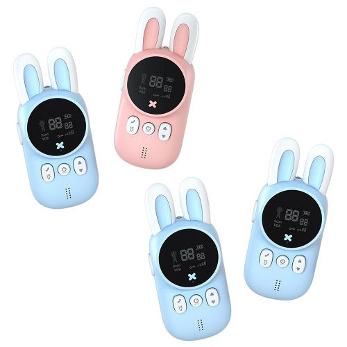 Walkie-Talkie Portable En Forme De Lapin, Jouet Pour Enfants, Radio Émetteur-Récepteur, Interphone À Écran Lcd, Communicateur Interactif Longue Distance