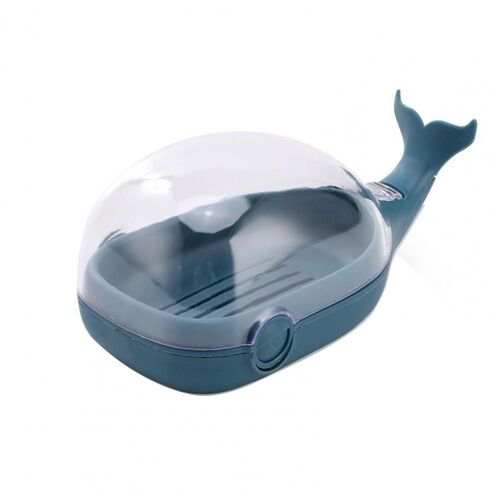 Porte-savon de salle de bain, mignon dessin animé baleine, conteneur de voyage, plateau à savon pour contenir du savon