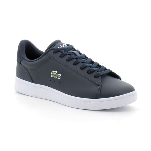 Lacoste Basket En Cuir Carnaby Set Bleu