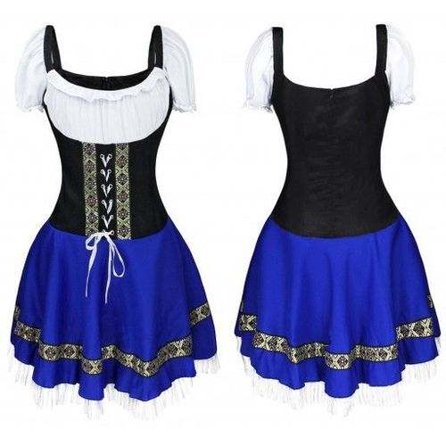 Oktoberfest Sexy Dresses Short Costumes Halloween Maid Uniforms