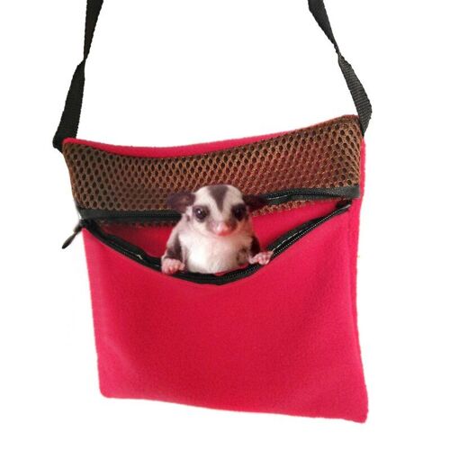 Sac De Couchage Pour Petit Animal, Sac De Transport Pour Hamster Et Rats, Pochette De Transport De Voyage, Sac À Main Respirant Pour Planeur De Sucre