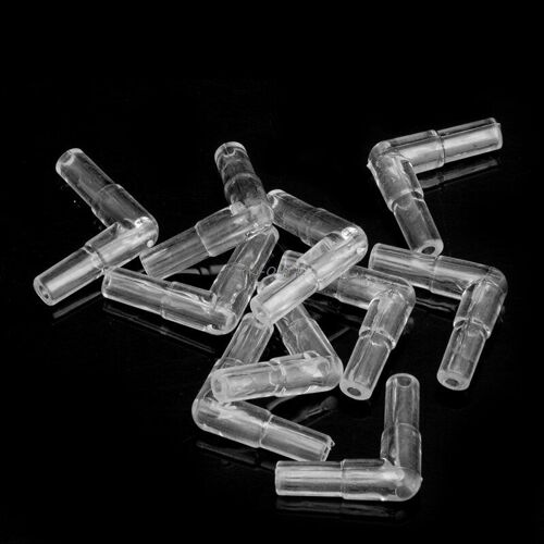 Nouveau Connecteur Transparent À 2 Voies Pour Tubes Coudés, 10 Pièces, Raccords Pour Aquarium