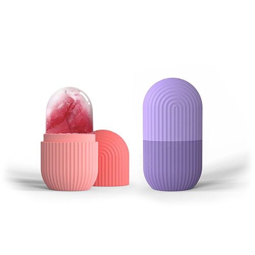 Bac À Glaçons En Silicone Pour Massage Du Visage, Outil De Beauté, Lifting, Rouleau De Contour, Rétrécissement Des Pores