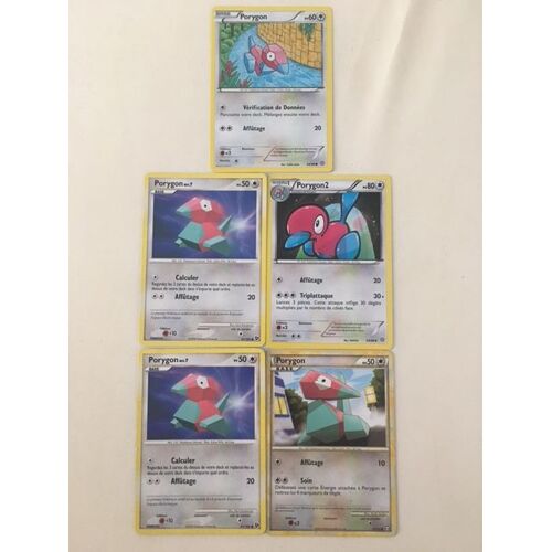 4x Porygon + Porygon2 (Pokemon)