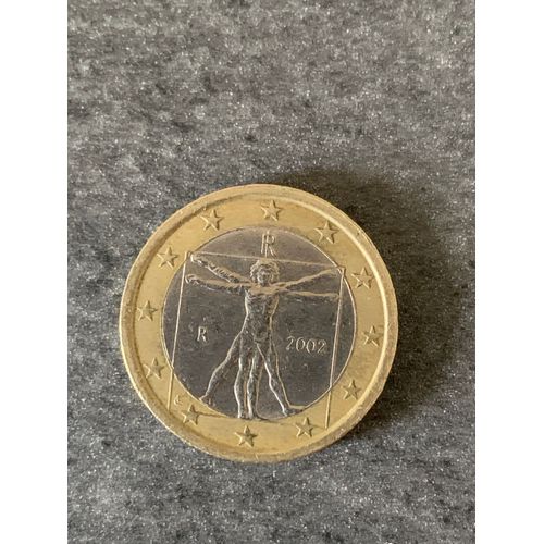 Pièce De 1 Euro Leonard De Vinci De 2002