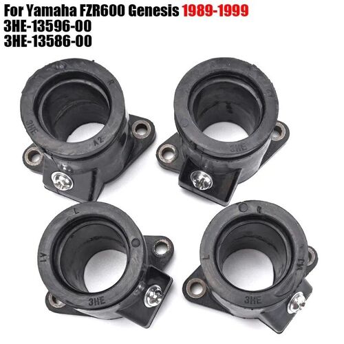 Carburateur Adaptateur D'entrée Pipe D'admission Pour Yamaha Fzr600 Fzr 600 Genèse 1989 1990 1991 1992 1993-1999 3he-13596-00 3he-13586-00