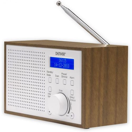 Denver DAB-46 Radio de table DAB+, FM blanc
