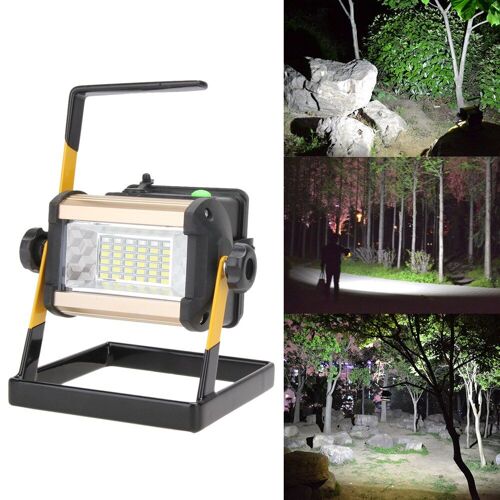 Projecteur Portable Rechargeable À 36 Led, Étanche, Pour Voyage En Plein Air, Camping, Exploration Et Chantier