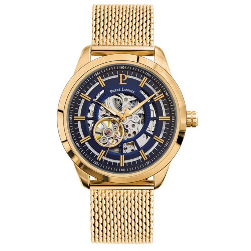 Pierre Lannier Automatic Montre Homme Acier Dor? Milanais 326c062