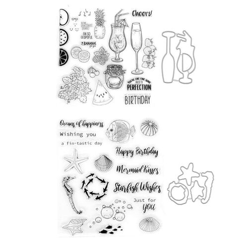 Matrices De Découpe En Métal, Kits De Timbres-Poste, Matrices De Découpe De Verre De Boisson, Moules De Pochoirs, Timbres Pour Bricolage, Album Photo De Scrapbooking