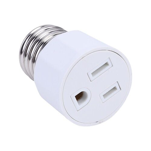Base E27 à prise américaine régulière, Base d'ampoule à vis, convertisseur adaptateur de prise de lampe polarisée à 3 trous