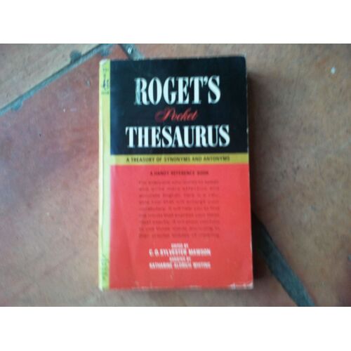 Roget'S Ôcket Thesaurus