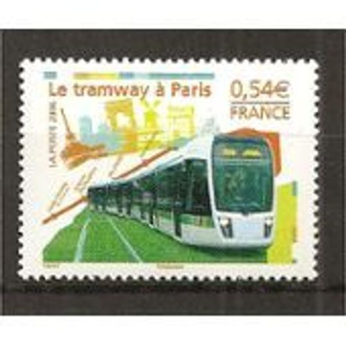 Timbre France 2006 Bdf Neuf ** Yt N° 3995 Le Tramway À Paris
