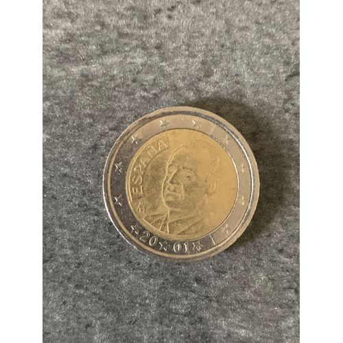 Pièce De 2 Euros De 2001 Espagne