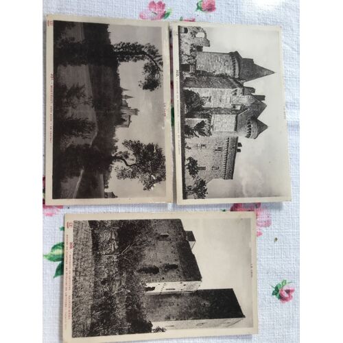 Le Gers - Chateau De Flamarés, Montegut Le Château & Ruines Château Des Évêques De Lectoure Sainte Mère - 3 Cartes Postales Anciennes Non Utilisées