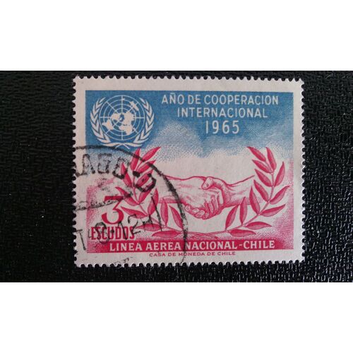 Timbre Chili ( Yt 234 ) 1965 Année De La Coopération Int.