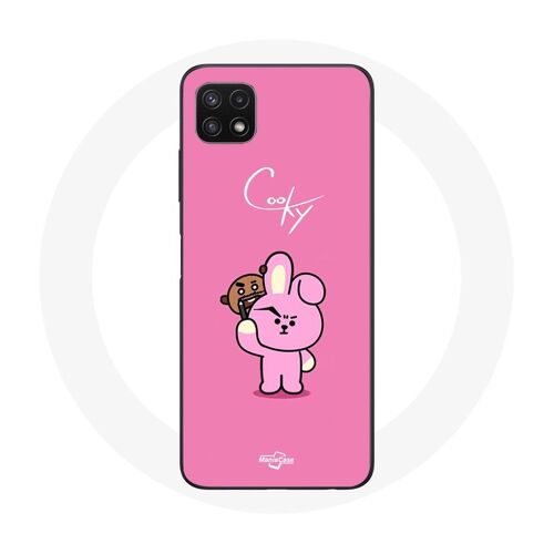 Coque Pour Samsung Galaxy A22 5g Bts Bangtan Sonyeondan Bt21 Shooky Suga Et Cooky Jungkook