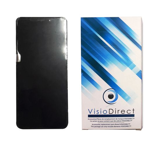 Visiodirect® Ecran Complet Pour Wiko View 5.7" Telephone Portable Noir Vitre Tactile + Ecran Lcd