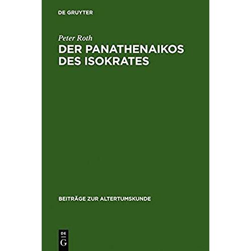 Der Panathenaikos Des Isokrates