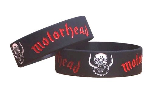 1 Bracelet Silicone Groupe Motorhead Hard Rock Roll Heavy Metal Crane