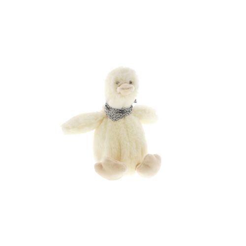 Doudou Canard Coin Coin Bouchara Blanc Peluche Poussin Oiseau Eveil Jouet Bebe