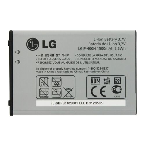 Batterie Origine Neuve Lg Lg-Ip400n Pour Gt540 Optimus