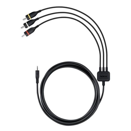 Cable Audio Vidéo Et Tv D'origine Nokia Ca-92u Pour 6500 Slide