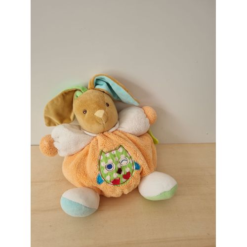 Doduou Lapin Blanc Orange Hiboux Kaloo