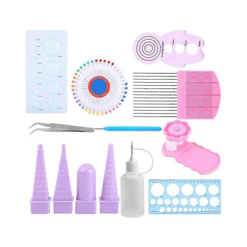 11 morceaux de papier rouleau de collage outil kit bande bricolage, divers outils de décoration de couleur art