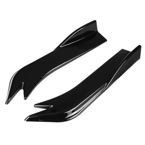 45cm 2 Pcs Voiture Arrière Pare-Chocs Spoiler Lèvre Jupe Latérale Splitters Protecteur Garde Anti-Crash Diffuseur Lèvre Universel