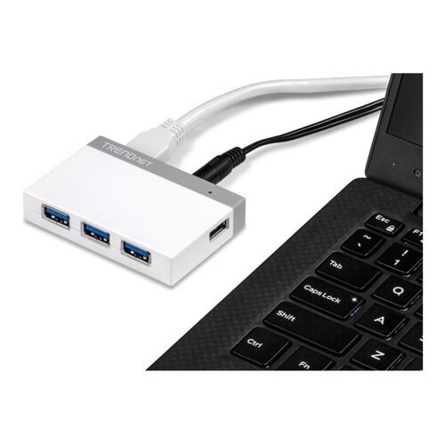 TRENDnet TU3 H4 - Concentrateur (hub) - 4 x SuperSpeed USB 3.0 - de bureau