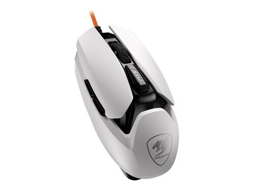 Cougar AirBlader Tournament - Souris - droitiers et gauchers - optique - 6 boutons - filaire - USB - blanc