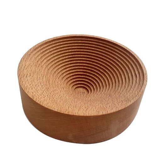 Plateau À Dessert En Forme De Spirale En Bois Bougeoir Organisateur De Rangement Accessoires De Décoration Intérieure-A