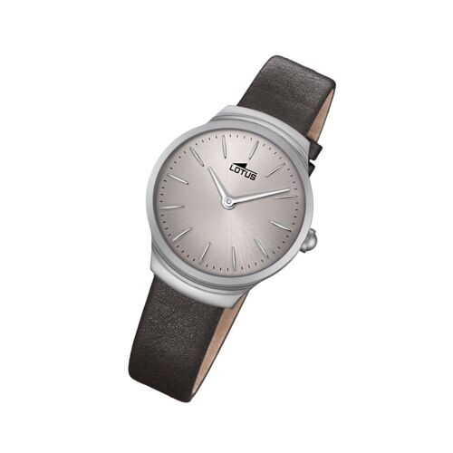 Lotus Montre Femme The Couples Analogique Quartz Cuir Gris Ul18502/1