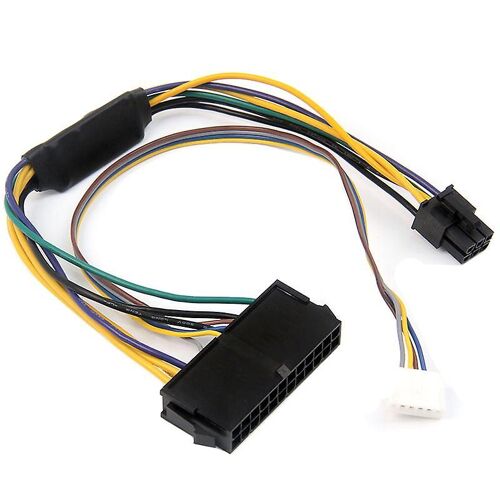 Câble d'alimentation modulaire 30CM ATX 24 broches 24 broches femelle vers 6 broches 6 broches mâle 6 broches connecteur pour Elite