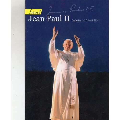 Carte Postale Saint Jean Paul Ii - Canonise Le 27 Avril 2014