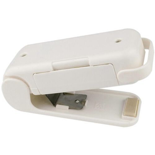 Mini Machine À Sceller Portable Ménage Nourriture Snack Sac Machine À Sceller Cuisine Sac De Rangement Emballage Clip Blanc