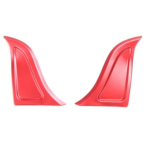 Arrière Arrière Arrière Coffre Triple Coins Décor Paillettes Garniture Protéger Couverture Autocollant Pour 2015-2020, Rouge